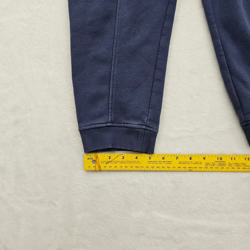 Banana‎ Republic Sweatshirt Jogger Set Womens S Navy Blue Seamed Fleece Lounge